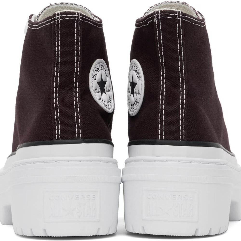 Converse Chuck Taylor All Star Lugged Heel Platform White Bloodstone W Sz 8 NEW - Picture 9 of 11